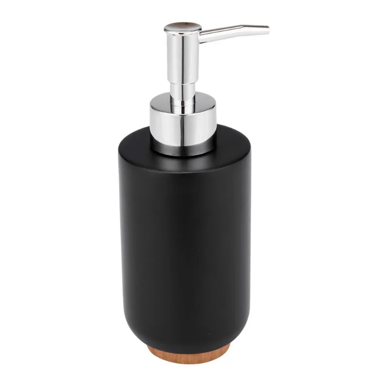 Dispenser para Sabão em Poliresina Preto - ECO3142 - Hasiera