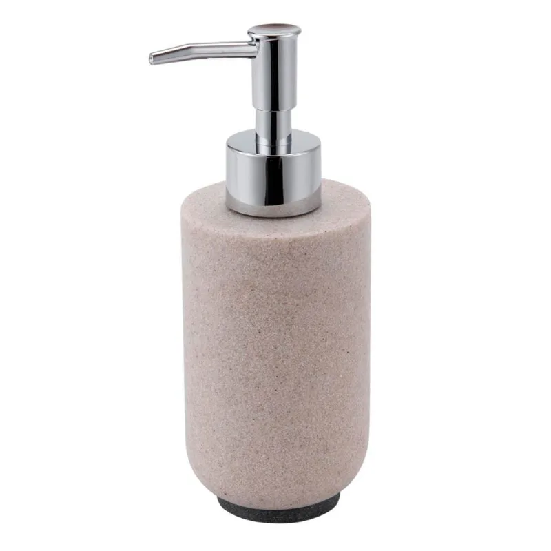Dispenser para Sabão em Poliresina Bege - ECO3147 - Hasiera