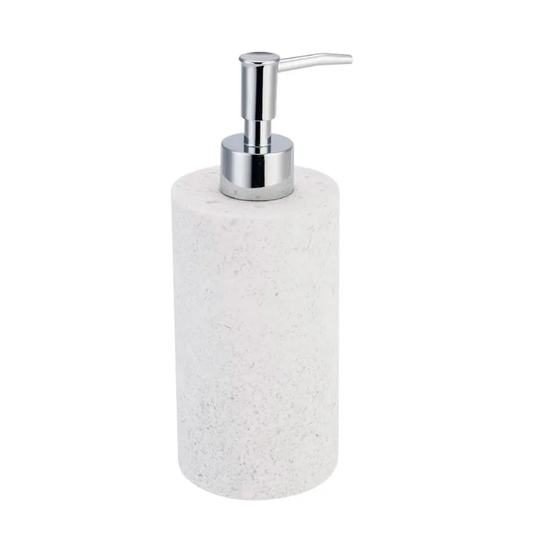 Dispenser para Sabão em Poliresina Branco - ECO3160 - Hasiera
