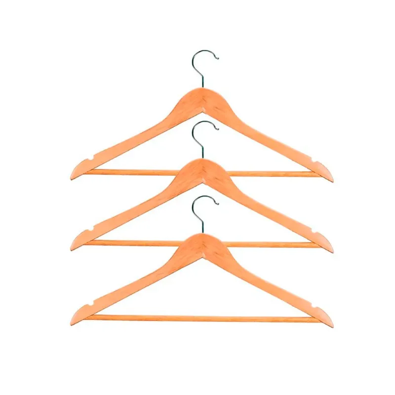 Cabides Hasiera de Madeira Conjunto 3 Peças