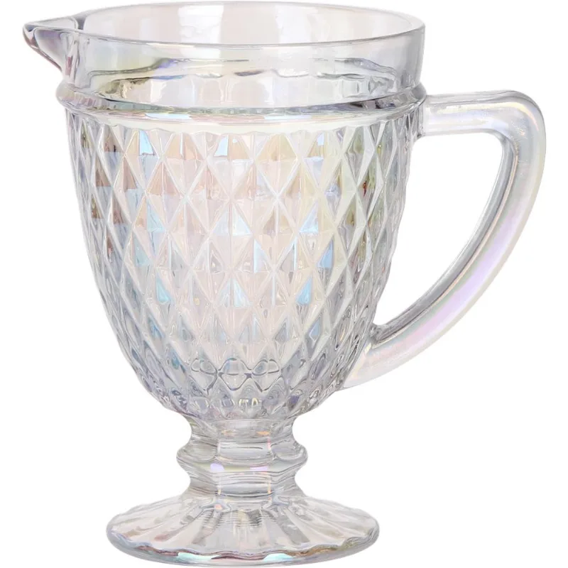 Jarra De Vidro 1300Ml Arco Íris Diamante Hasiera