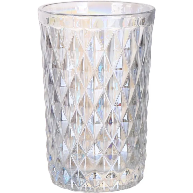 Copo De Vidro 350Ml Arco Íris Diamante Hasiera