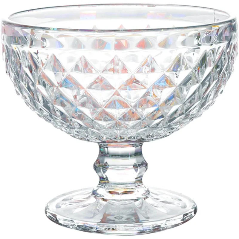 Taça Sobremesa De Vidro 390Ml Arco Íris Diamante Hasiera