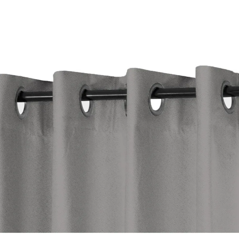 Cortina Blackout 360X250Cm 260Gsm Cinza Hasiera