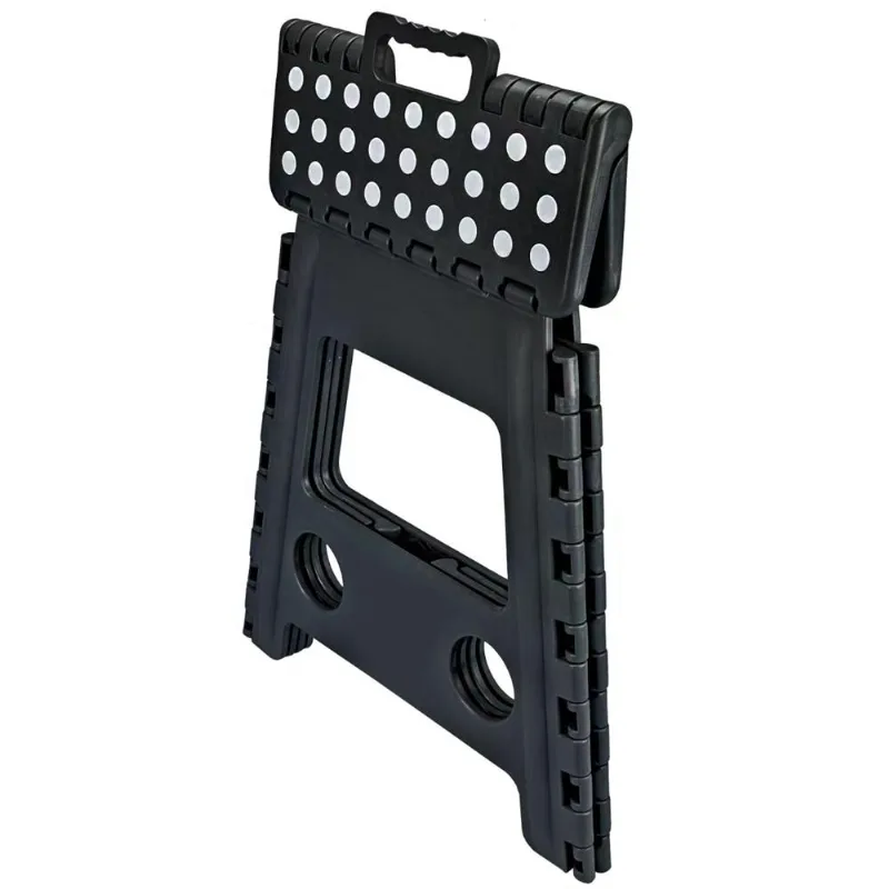 Banqueta Hasiera Dobravel 29x22x39cm Preta Hasiera