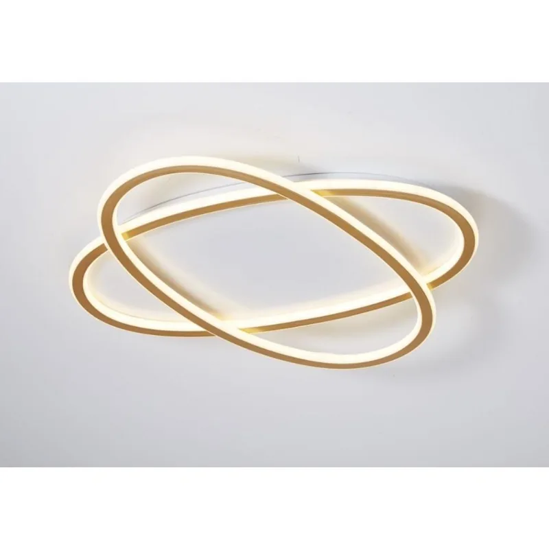 Plafon 80W 3 Em 1 Dourado Fortec