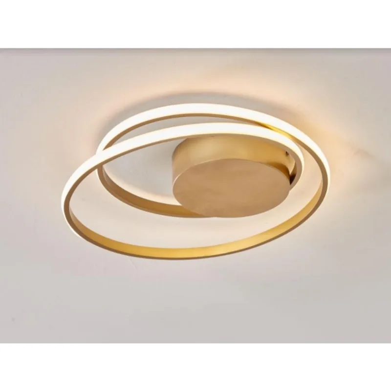 Plafon 48W 3 Em 1 Dourado Fortec