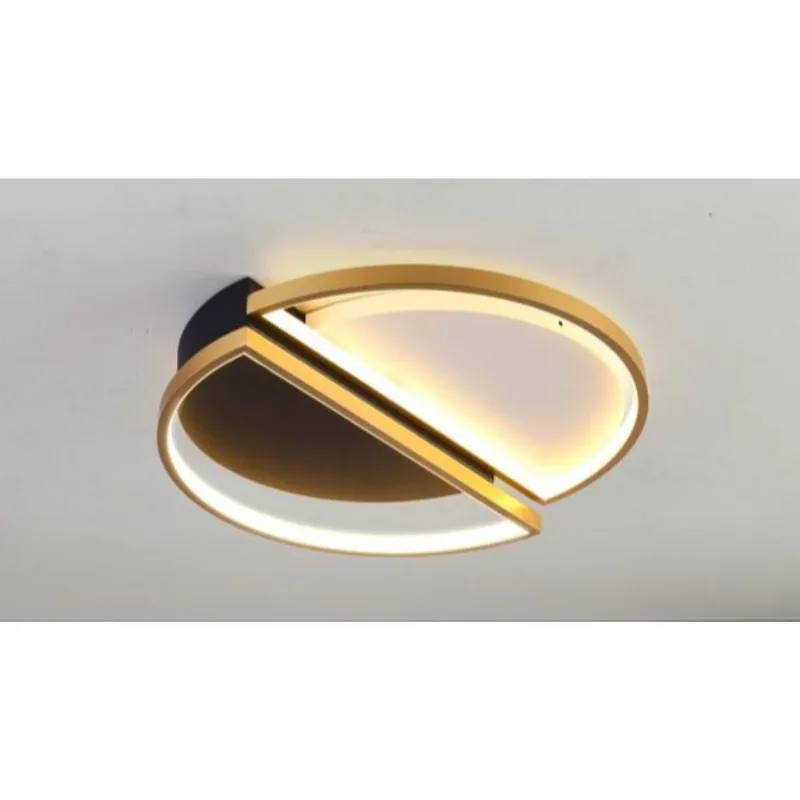 Plafon 38W 3 Em 1 Dourado E Preto Fortec