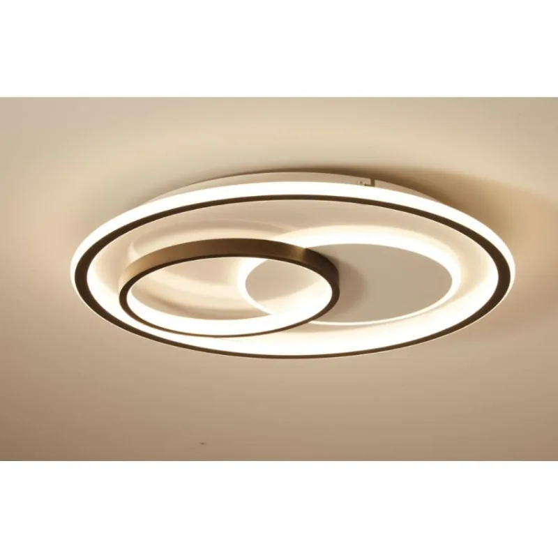 Plafon Red 78W 3 Em 1 Branco E Preto Fortec