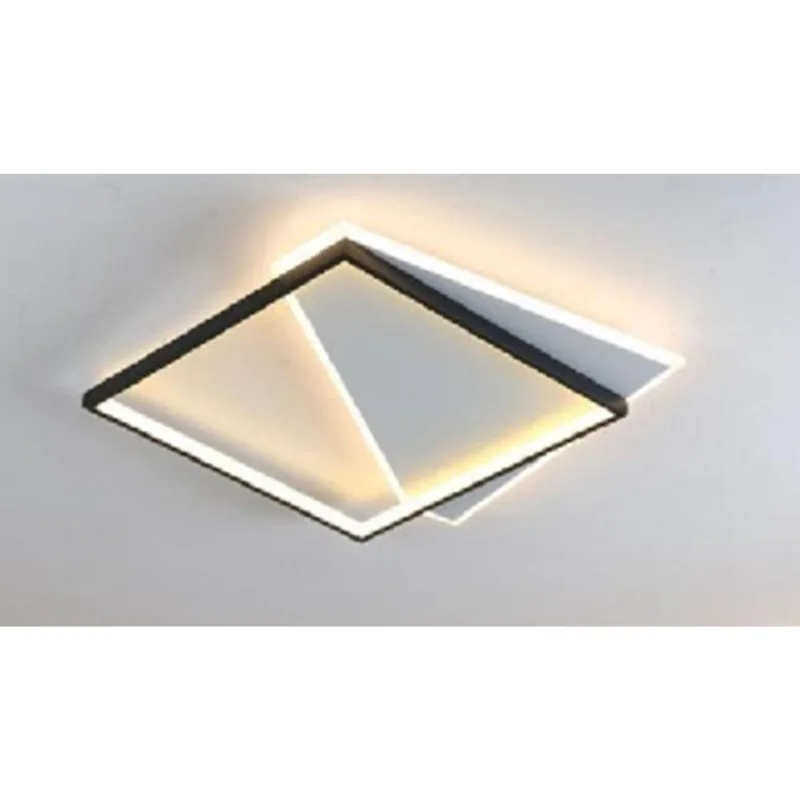 Plafon Quad 56W 3 Em 1 Branco E Preto Fortec