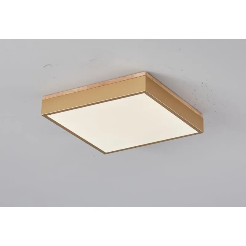 Plafon Quad 18W 3 Em 1 Dourado Fortec