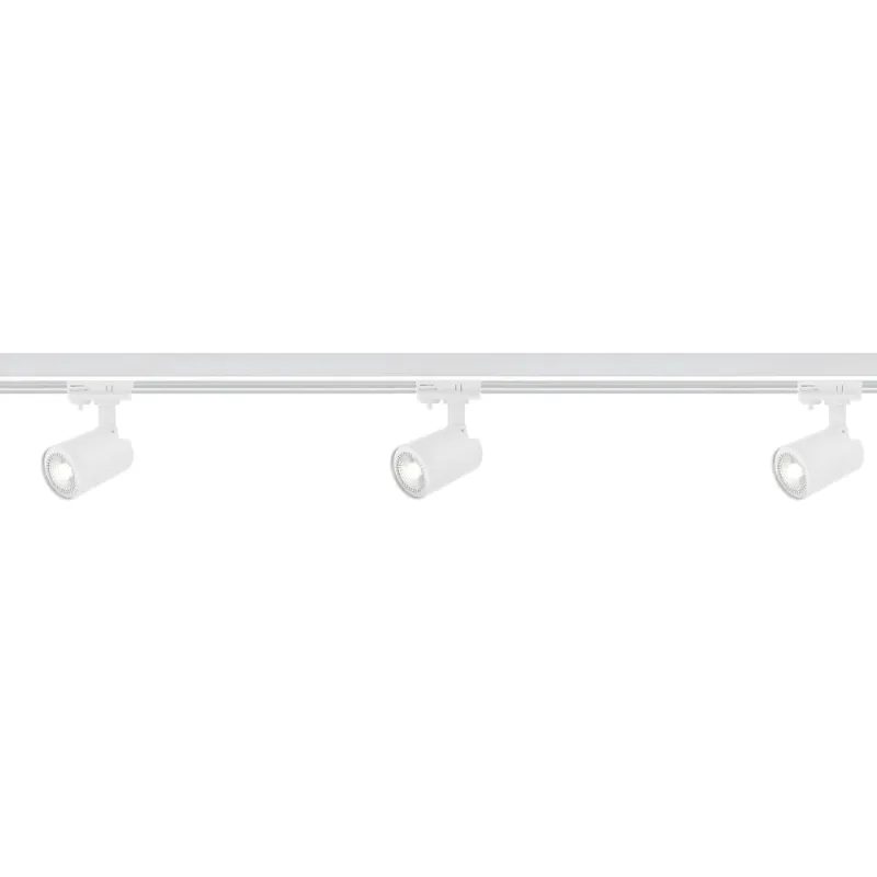 Kit 3 Spots Com Trilho 5W 3000K 4000K 6500K Branco Fortec