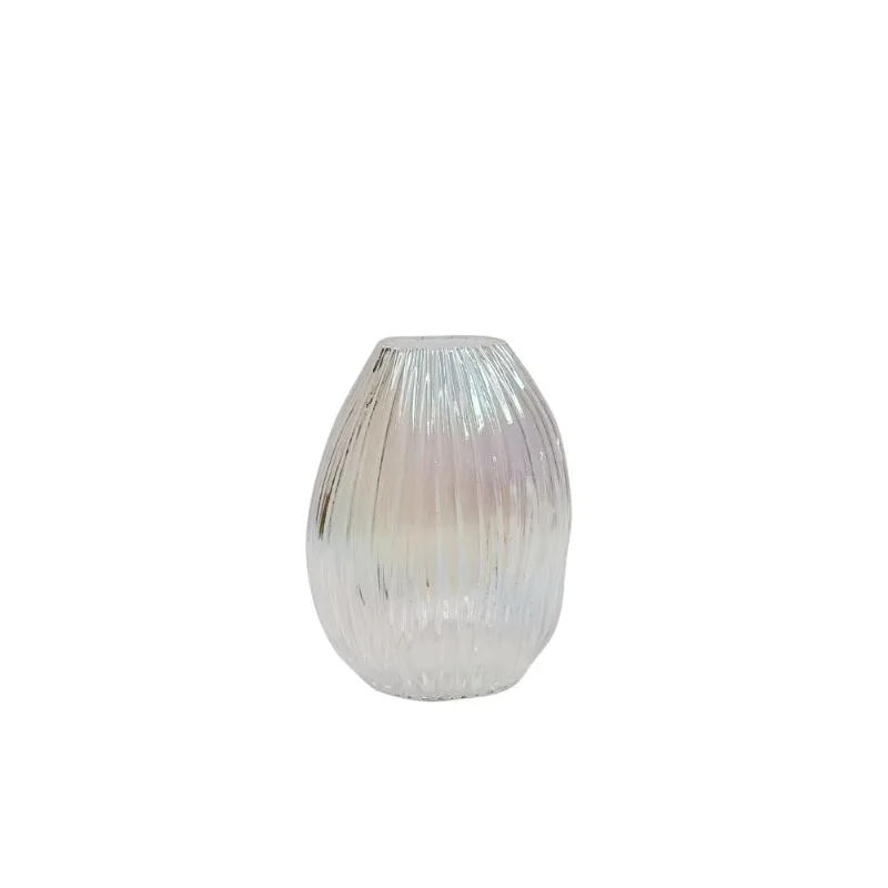 Vaso Hasiera Vidro 15x13,5x20cm Colorido Hasiera