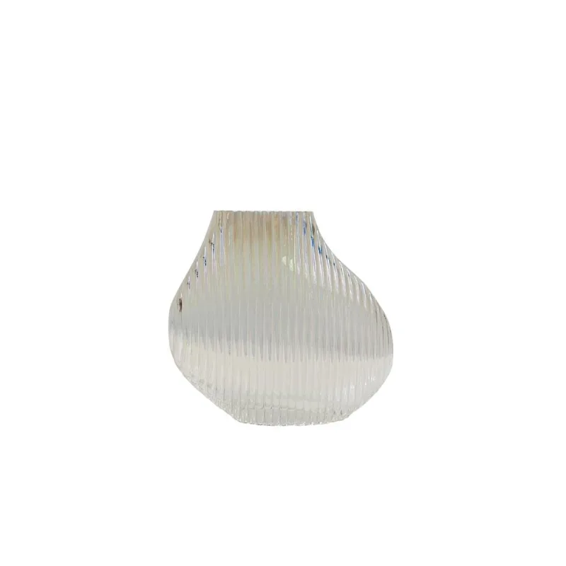 Vaso Hasiera Vidro 23x9,5x22cm Colorido Hasiera