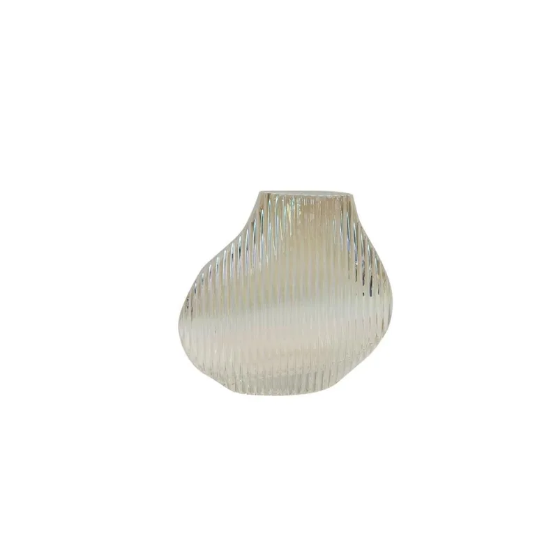 Vaso Hasiera Vidro 19x9,5x18,5cm Colorido Hasiera