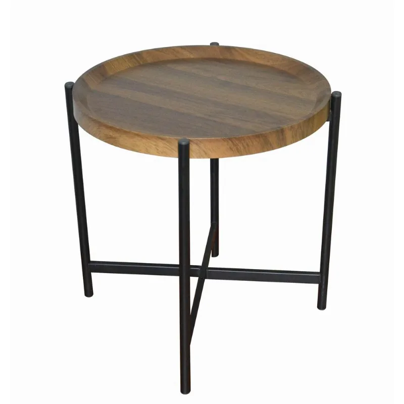 Mesa Lateral De Madeira 40x30cm Hasiera