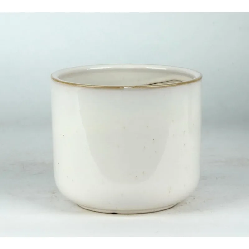 Cachepot Ceramica Branco Eco4506 Hasiera