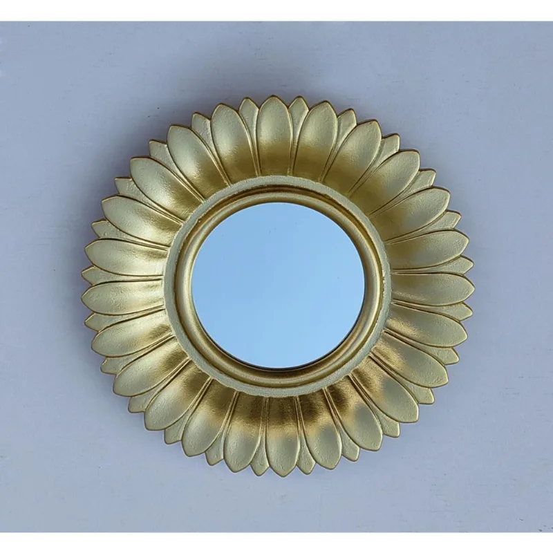 Espelho Ouro 27,5X27,5X3cm Hasiera