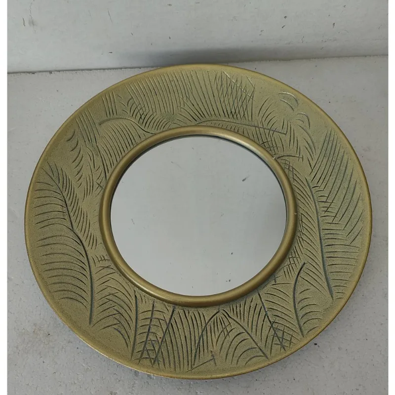 Espelho Ouro 40X40X4cm Hasiera