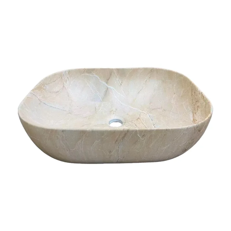 Cuba De Apoio Retangular 46x32x13,5 Cm Capuccino Karppi