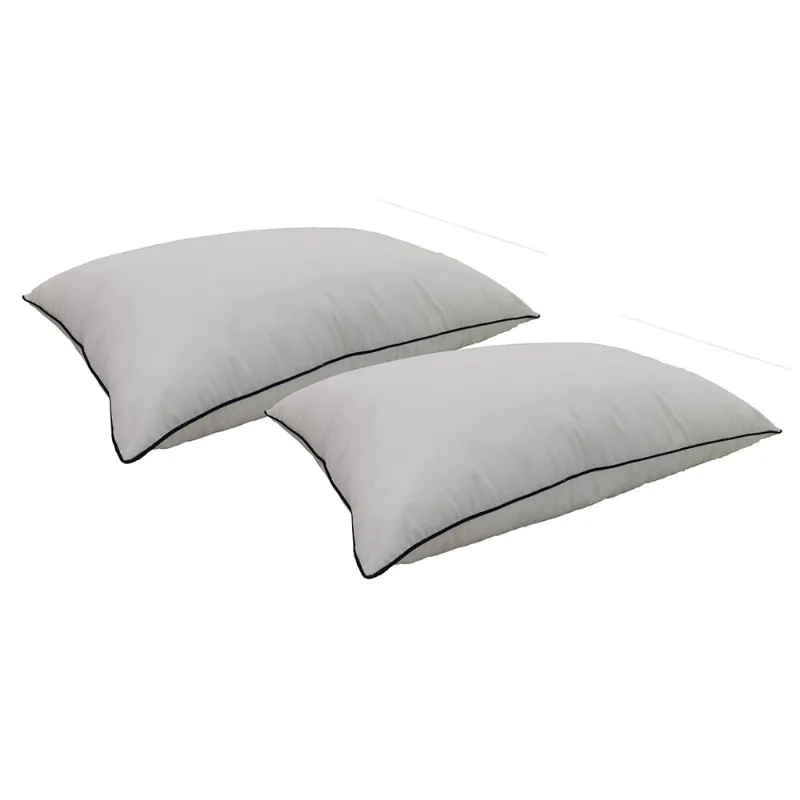 Conjunto De 2 Travesseiros De Algodão 300 Fios 76x50 Cm Hasiera