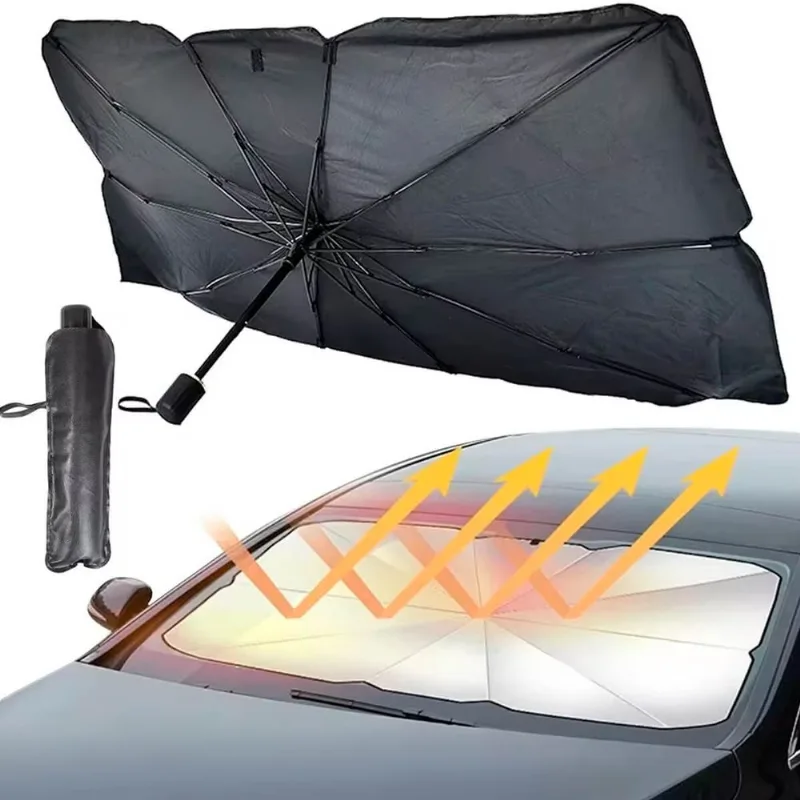 Protetor Solar De Para-brisa Refletivo Modelo Sombrinha
