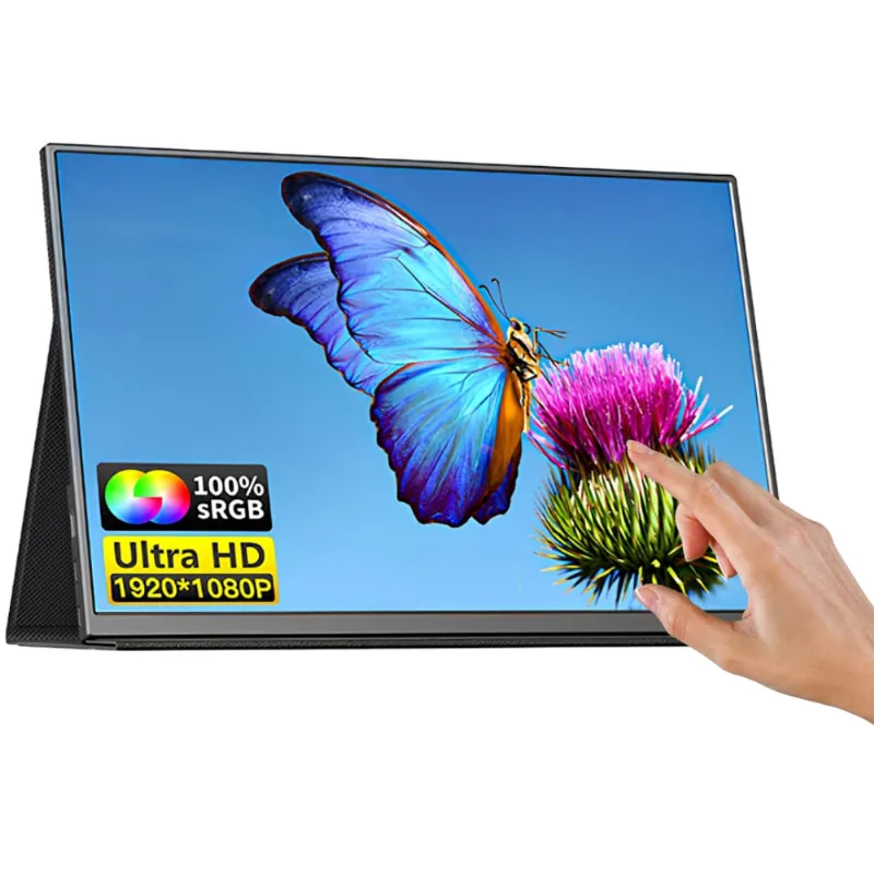 Monitor Portátil Touch Screen 15.6" FHD Tela IPS 60Hz MTM-1560T - Tomate