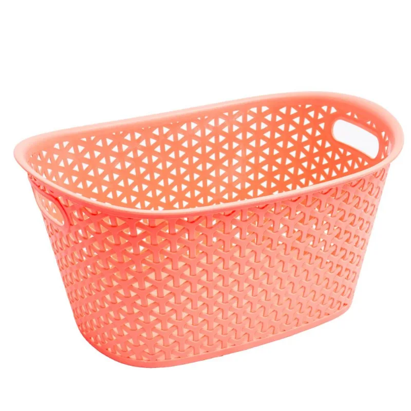 Cesto Organizador 9 Litros Oval Ogza Coral