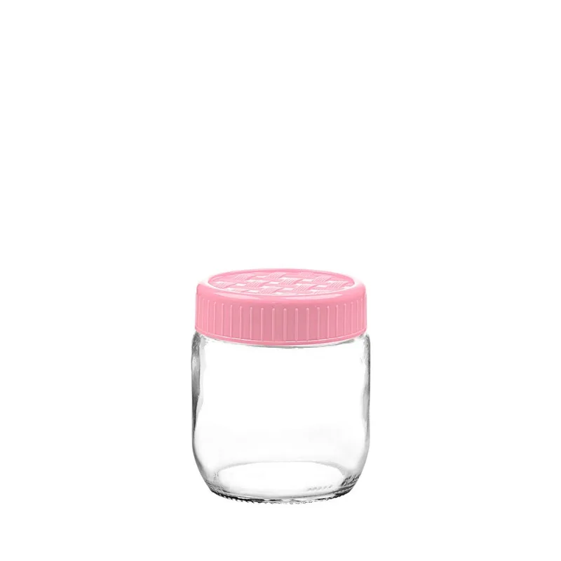 Pote de Vidro Cilíndrico 425ml Sortido