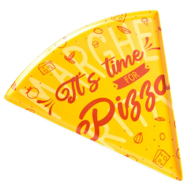 Prato de Pizza Melamina Margherita Laranja