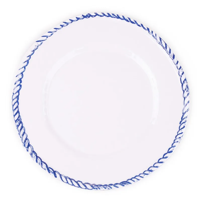 Prato de Melamina Raso 28cm Cazza Seaside