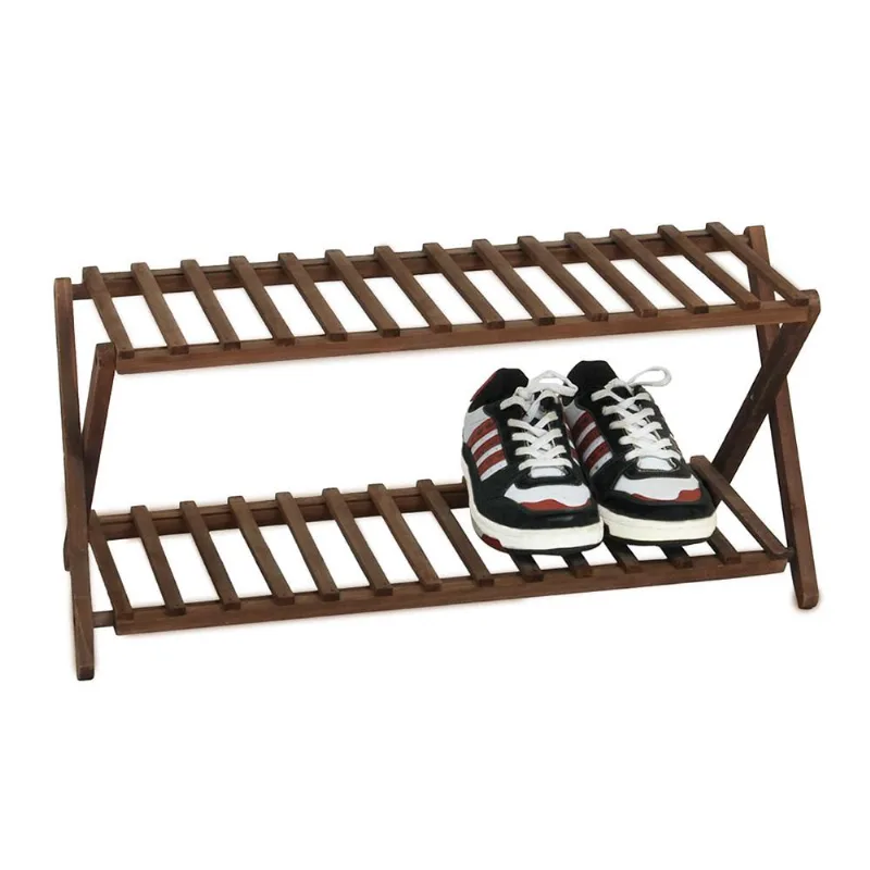Sapateira Dupla de Madeira Pallet Ogza