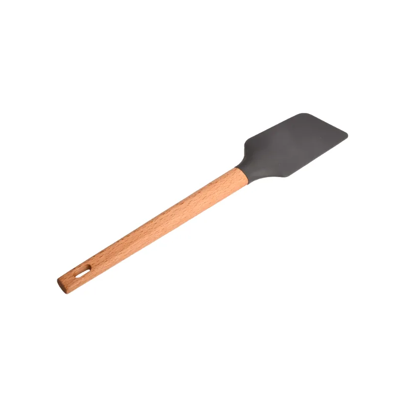 Espátula de Silicone com Cabo de Madeira Cazza Oak