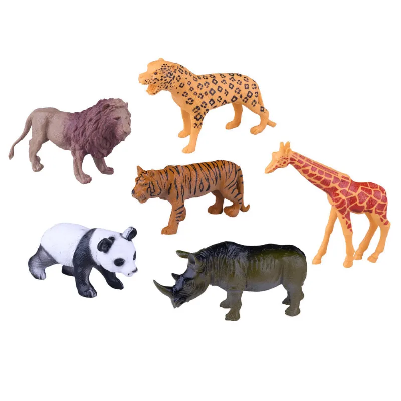 Conjunto De Animais Safari Fun World Play&fun Sortido