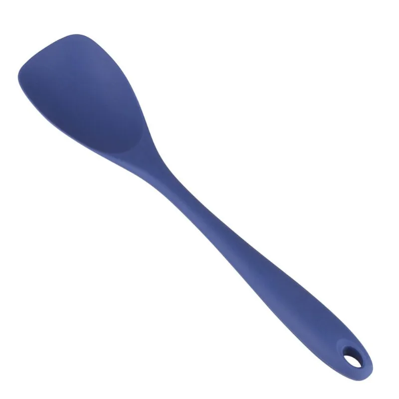 Colher de Servir Silicone Cazza Azul