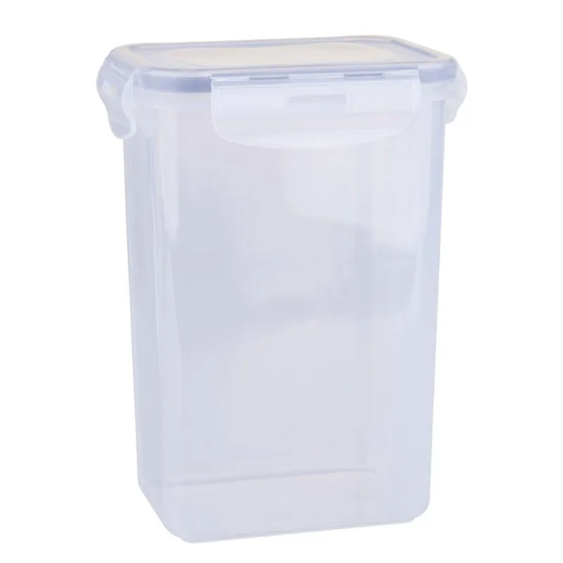 Pote Porta Mantimento Hermético 1300ml Quadrado Cazza Easy Fresh