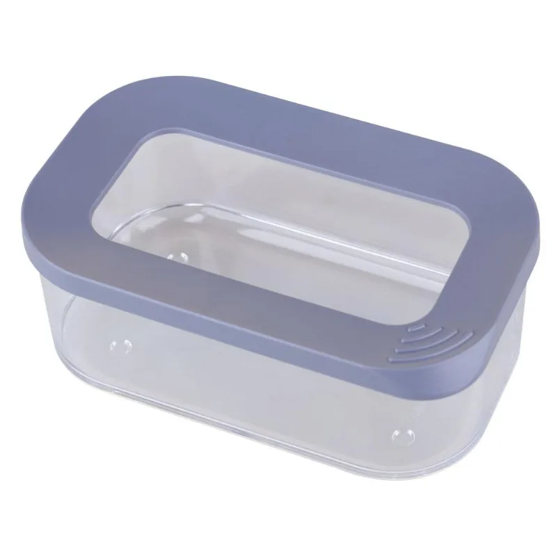 Pote Porta Mantimento Cazza Hermético Retangular Easy Vac 450ml