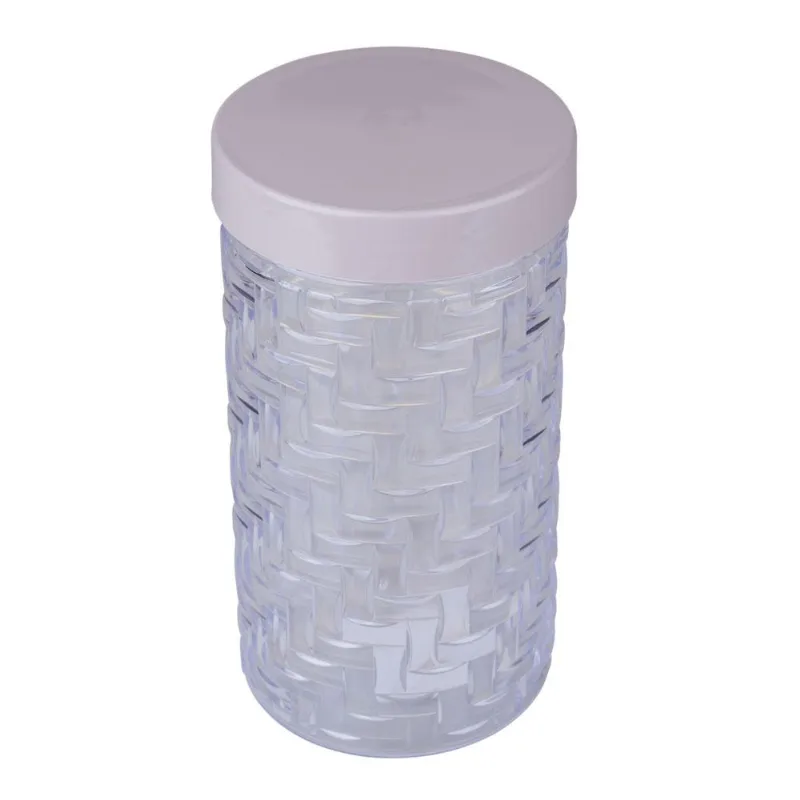 Pote Rattan 1.6L Cristal Cazza Amêndoa