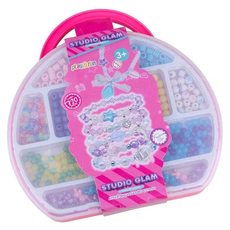 Kit Maleta Ateliê Miçangas Play&amp;fun