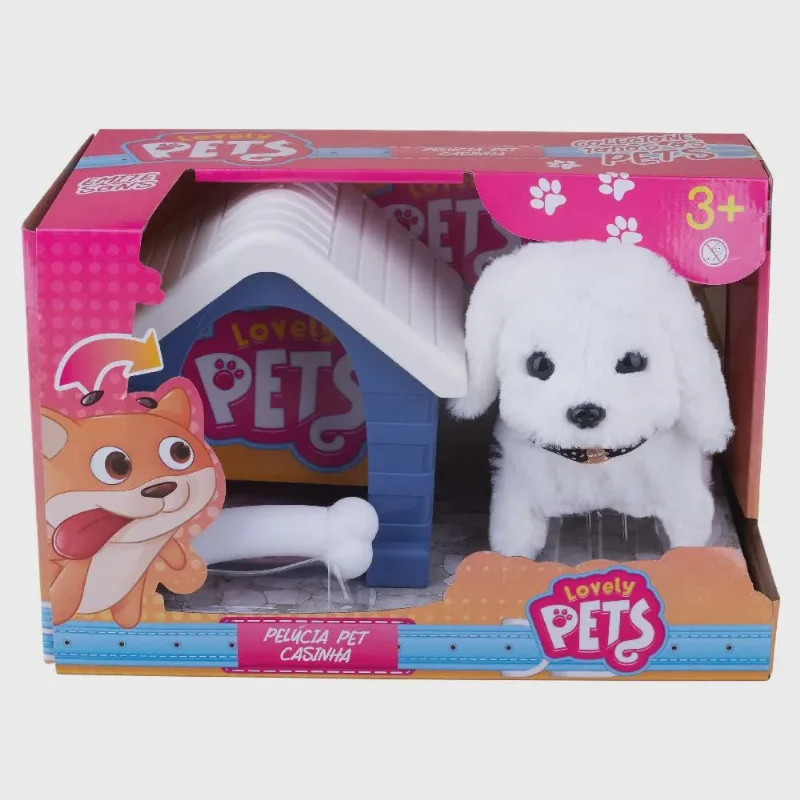 Pelúcia Pet Casinha e com Acessórios CV233285 Play&Fun