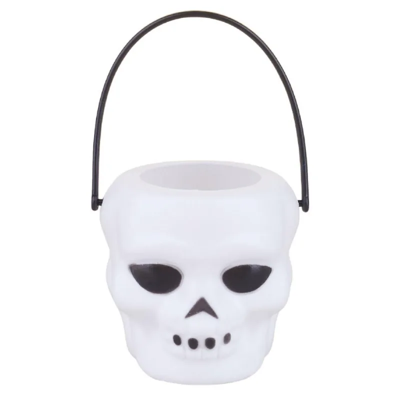 Balde Mini Caveira Halloween 6x5cm Play&Fun
