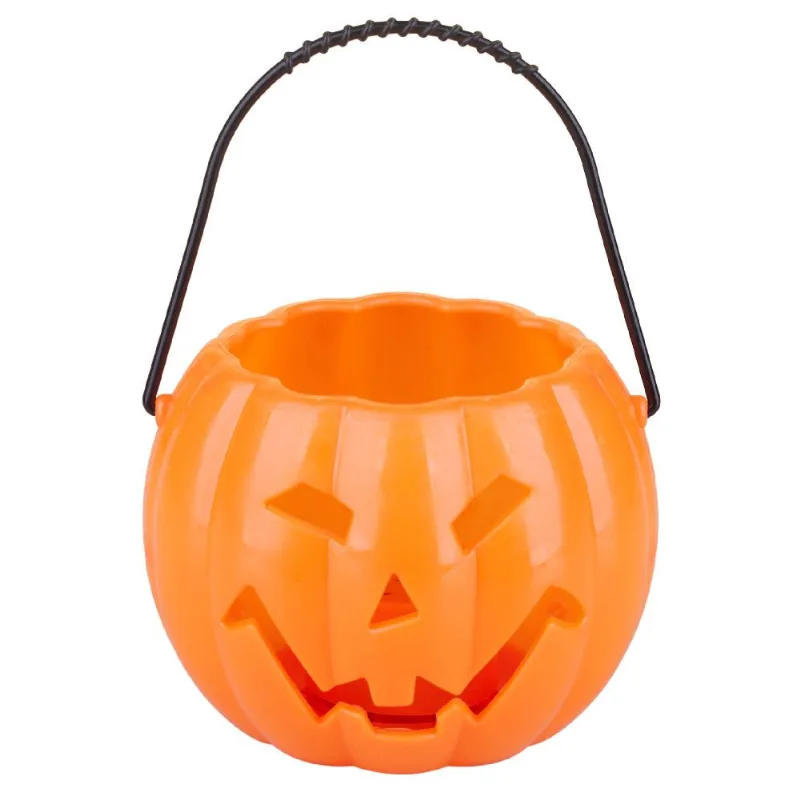 Mini Abóbora Halloween com Led 8x10cm Play&Fun