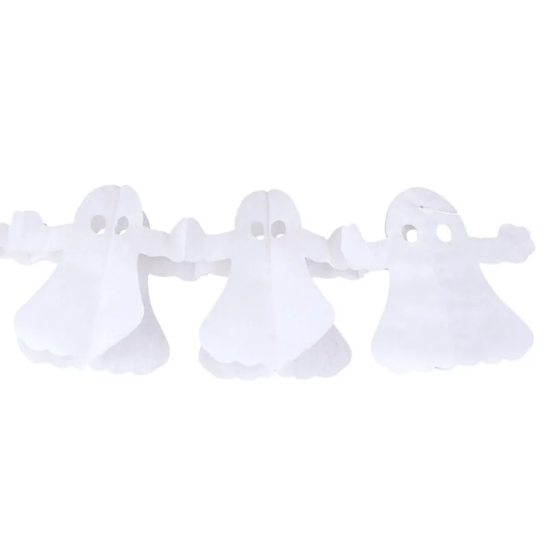 Corrente de Papel 3m Fantasma Halloween Play&Fun