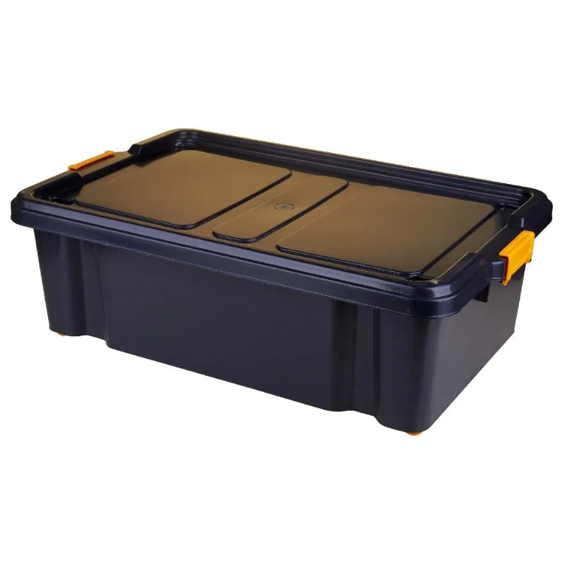 Caixa Organizadora 29L com Tampa Cazza Preto