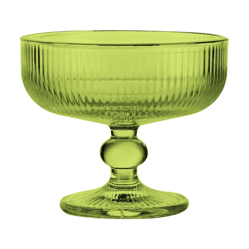 Taça para Sobremesa Cazza Celebre em Vidro Verde 285ml UNICA