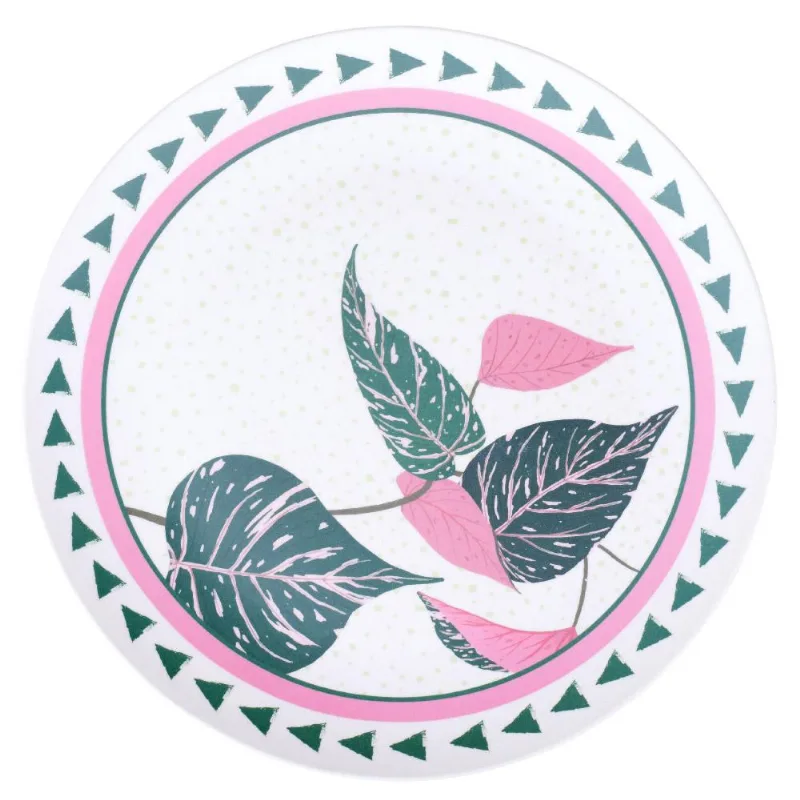 Prato Raso Fibra de Bambu 25cm Caladium Cazza