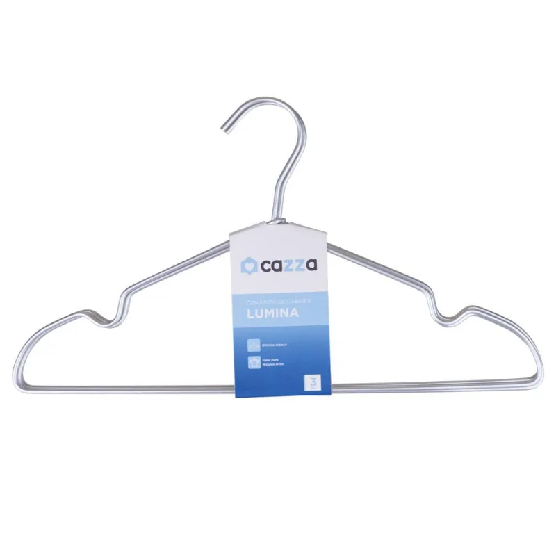Conjunto 3 Cabides de Metal Lumina Cazza