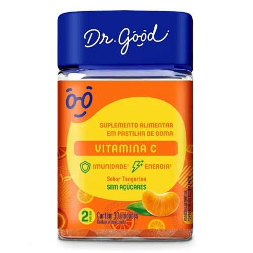 SUPLEMENTO ALIMENTAR DR GOOD VITAMINA C 30 GOMAS - Dr.Good