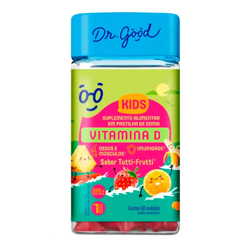 Suplemento Alimentar Dr Good Vitamina D Kids 30 Gomas