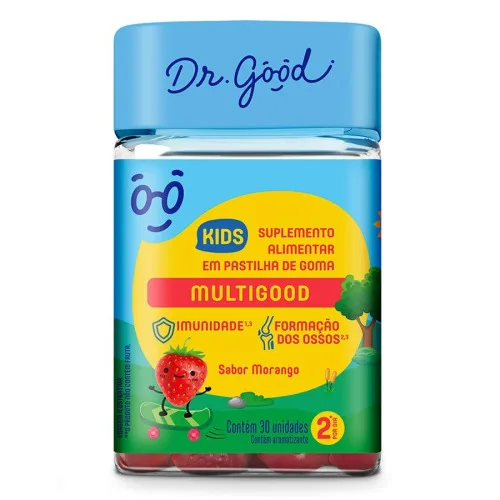 SUPLEMENTO ALIMENTAR DR GOOD MULTIGOOD KIDS 30 GOMAS - Dr.Good